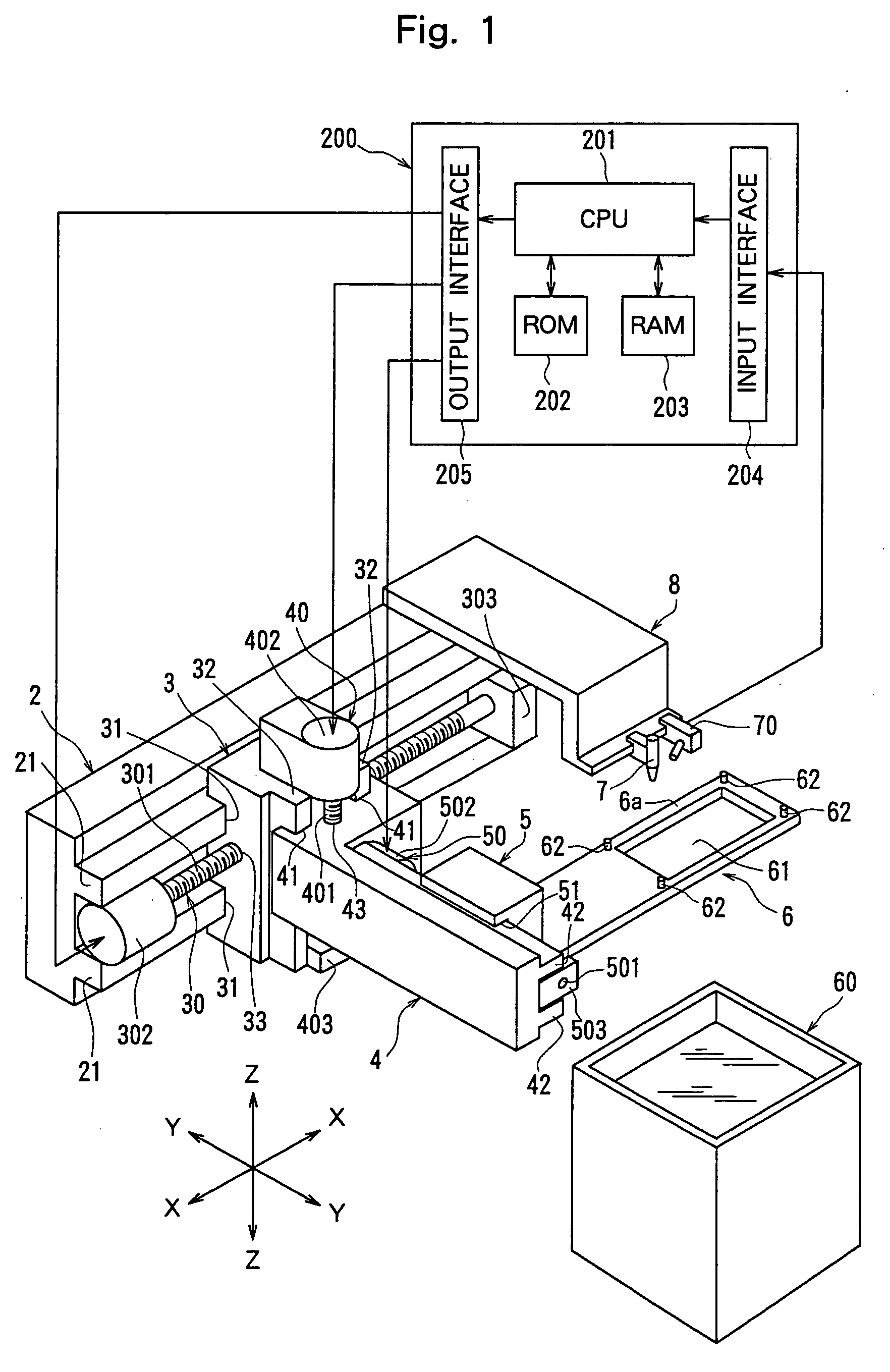 Water jet-processing machine