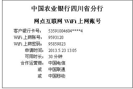 Business outlet Internet WIFI access system and method thereof