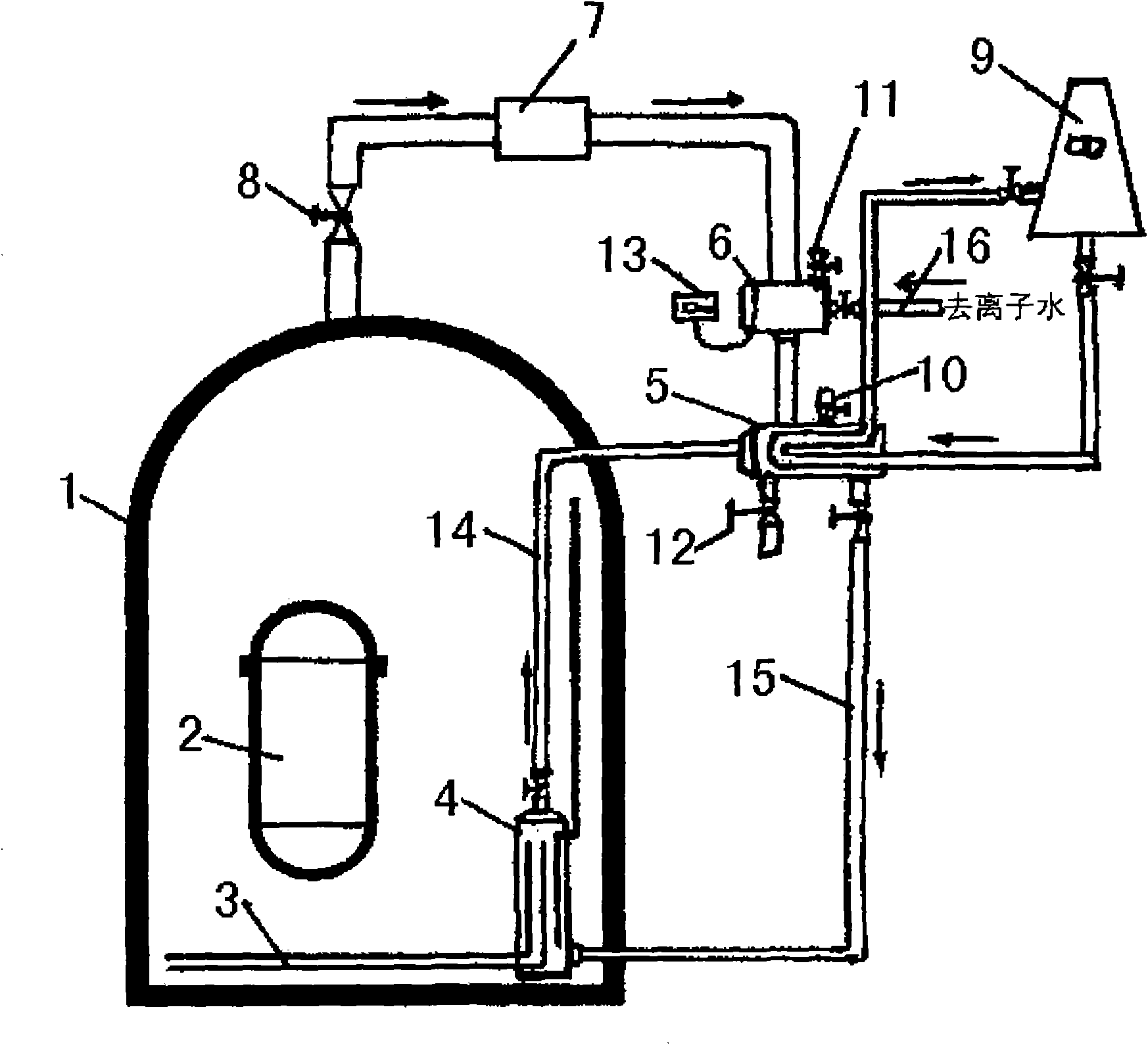 Major accident mitigation system of nuclear power station on basis of nano fluid characteristic