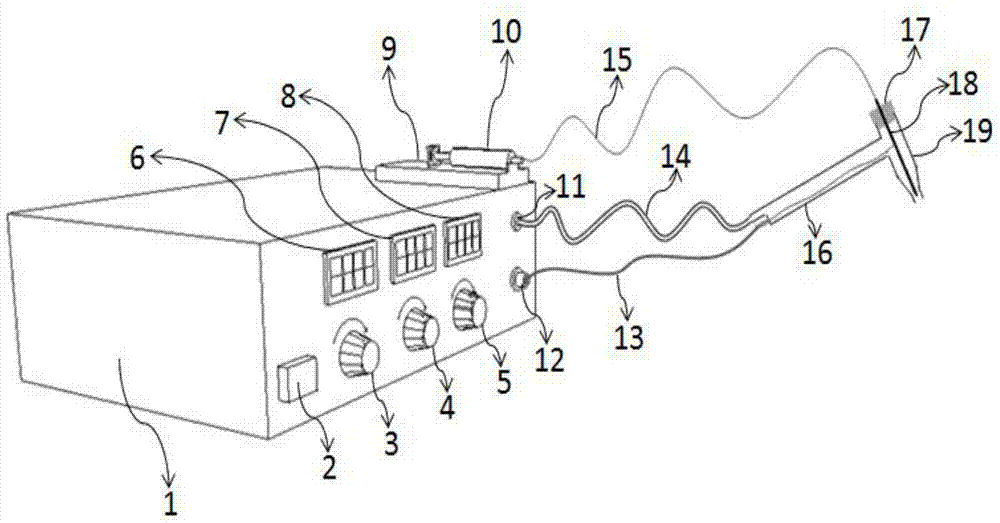 Airflow-guide-type directional in-situ electrostatic spraying device