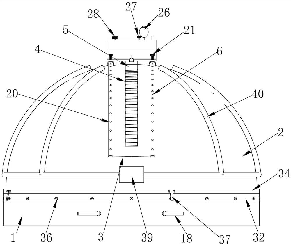 Neurosurgery ventricular drainage tube clamping device