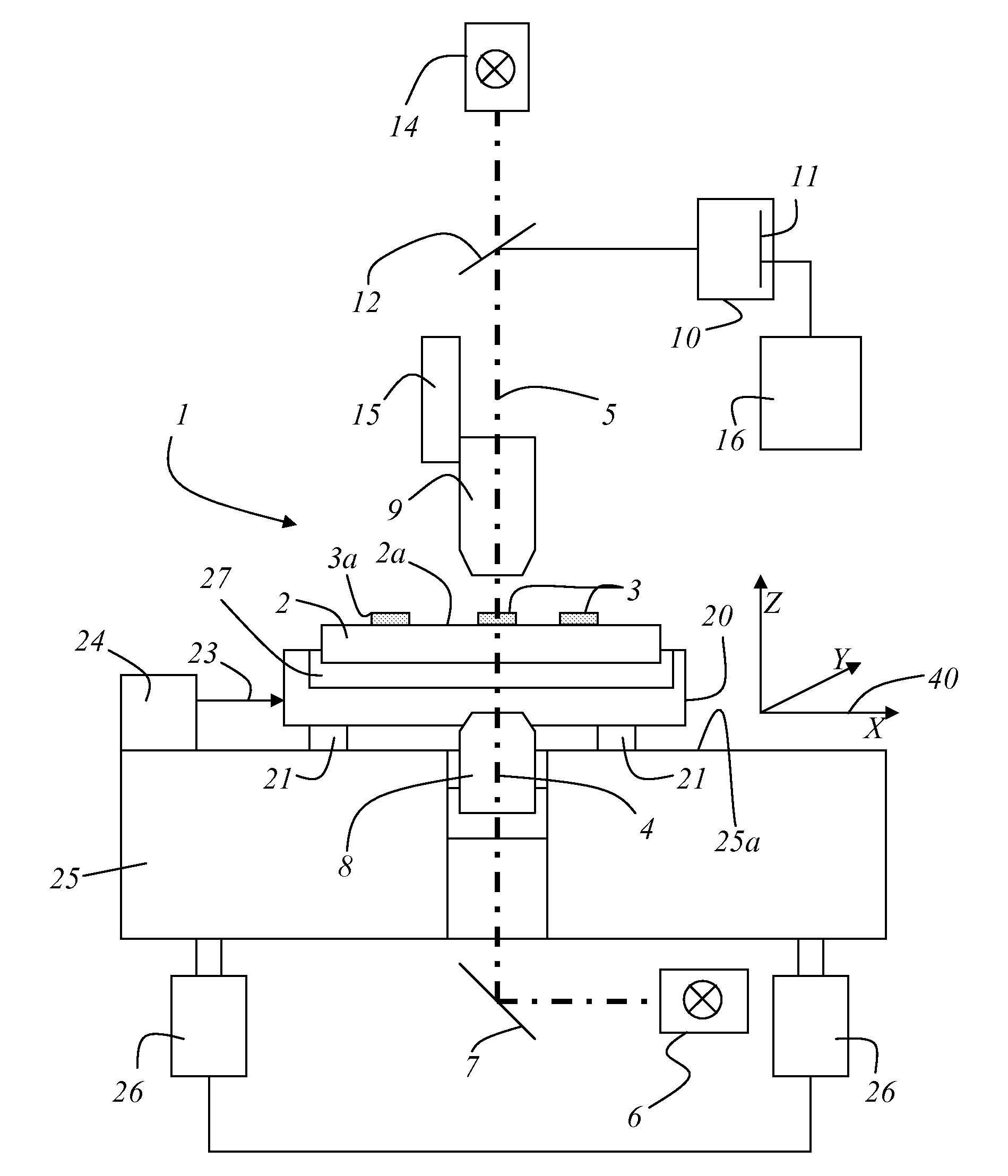 Method for determining correction values for the measured values of positions of structures on a substrate