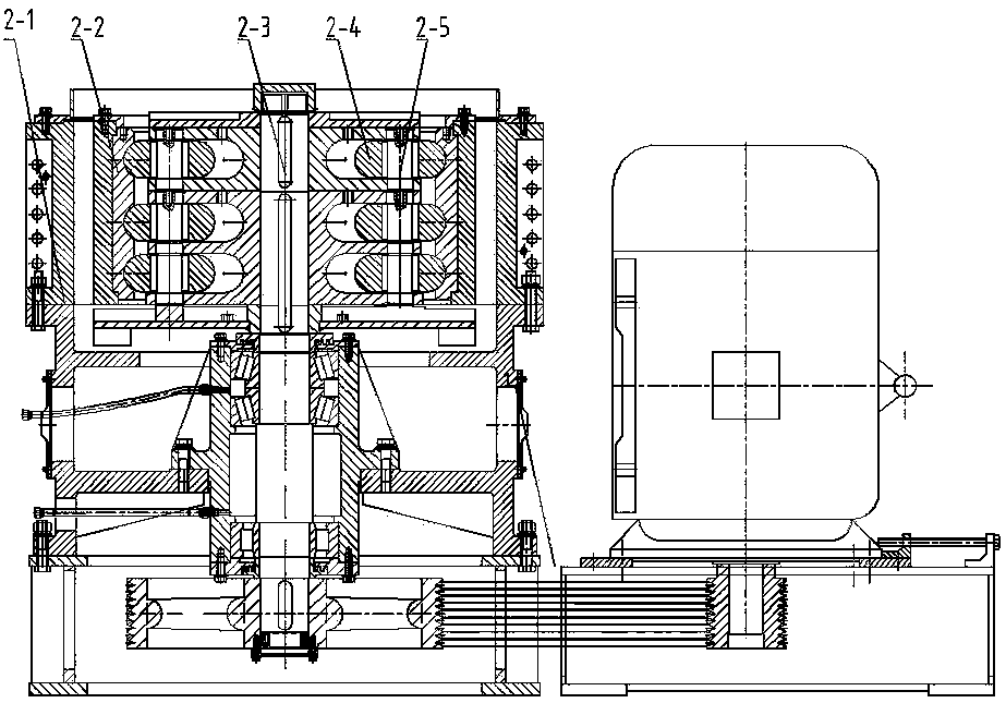 Pressurized self-balancing ultra-large roller mill