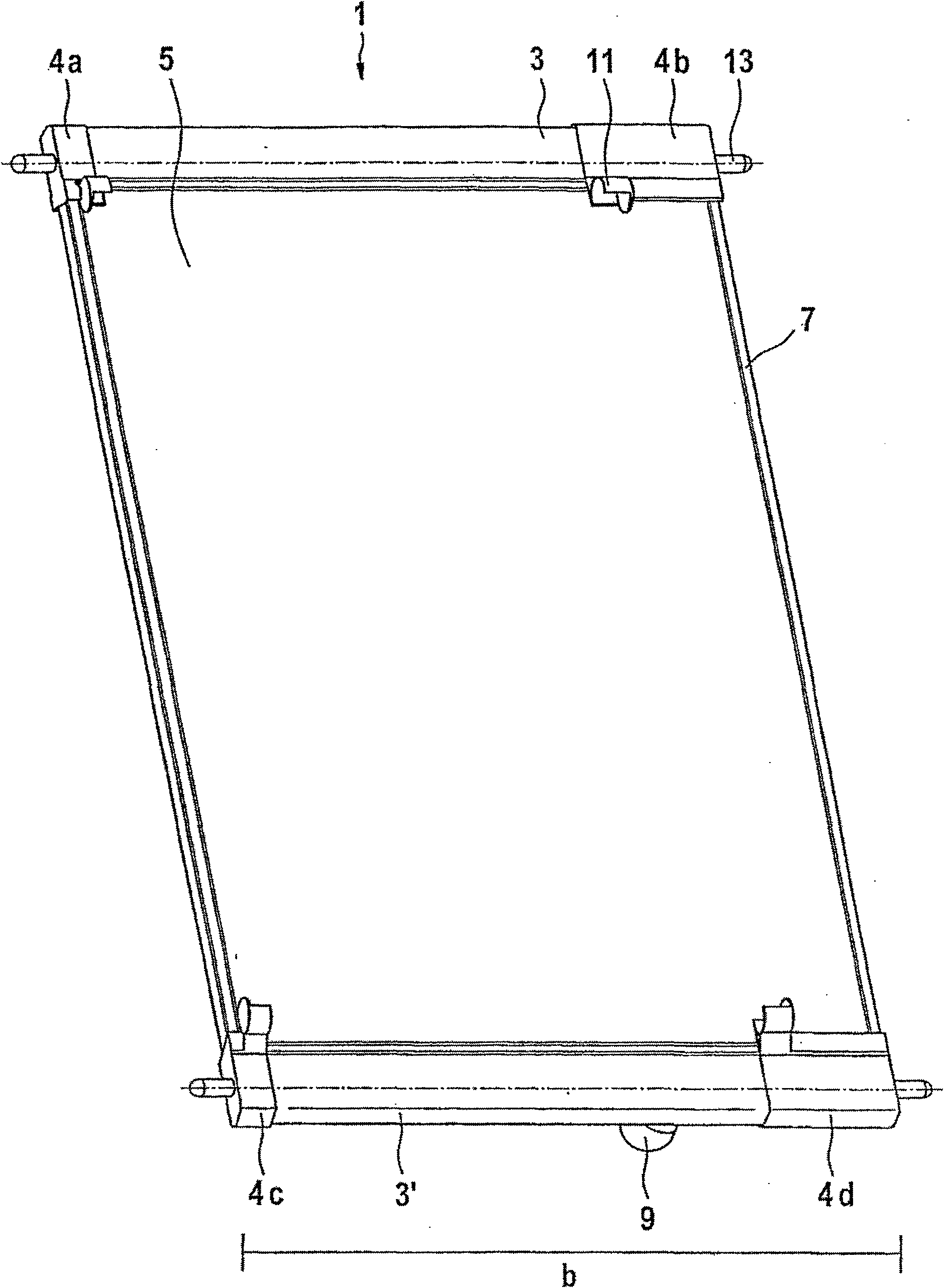 Mounting assembly for a heat exchanger device