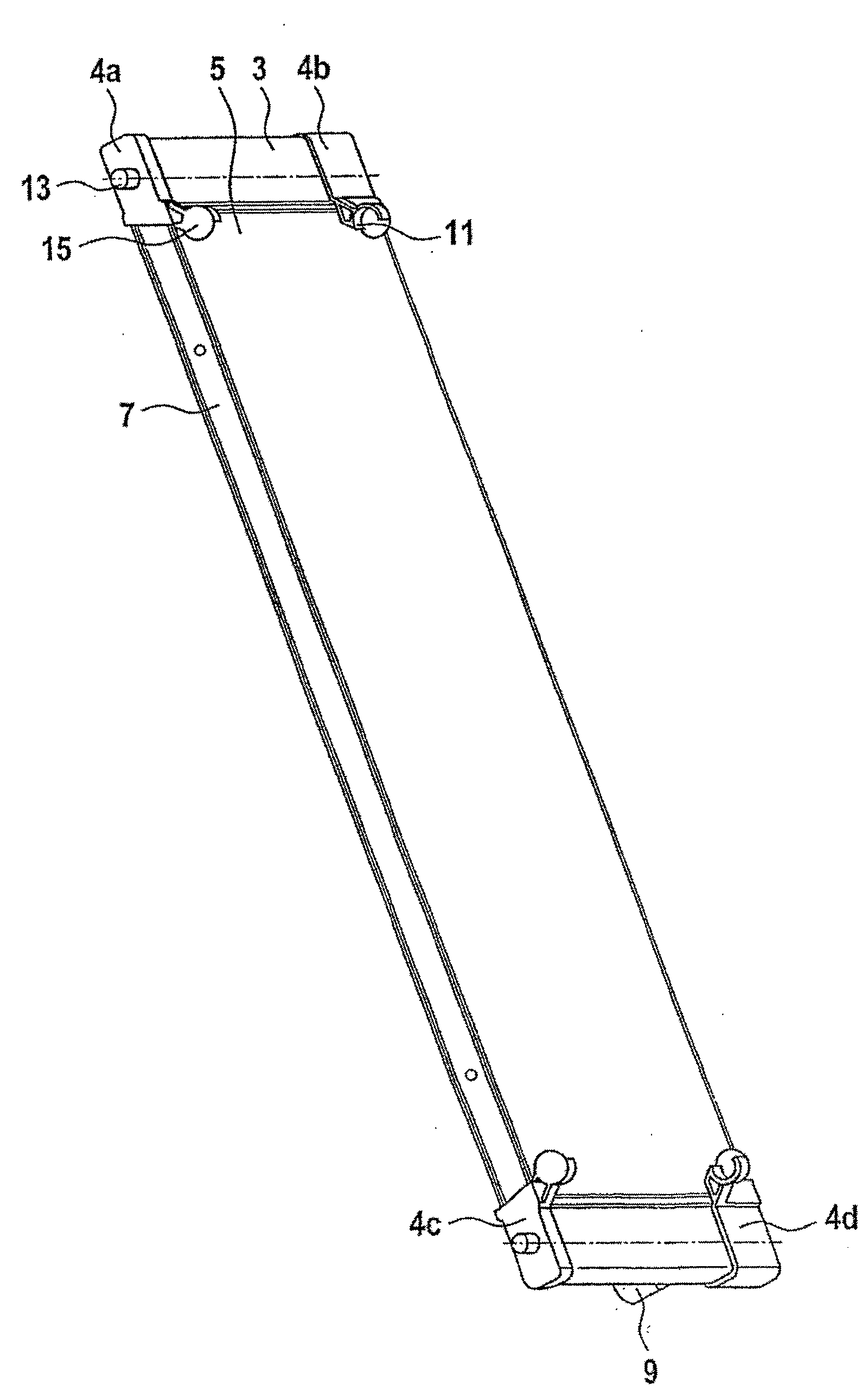 Mounting assembly for a heat exchanger device