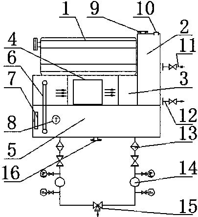 Condensate water recovery device for ship