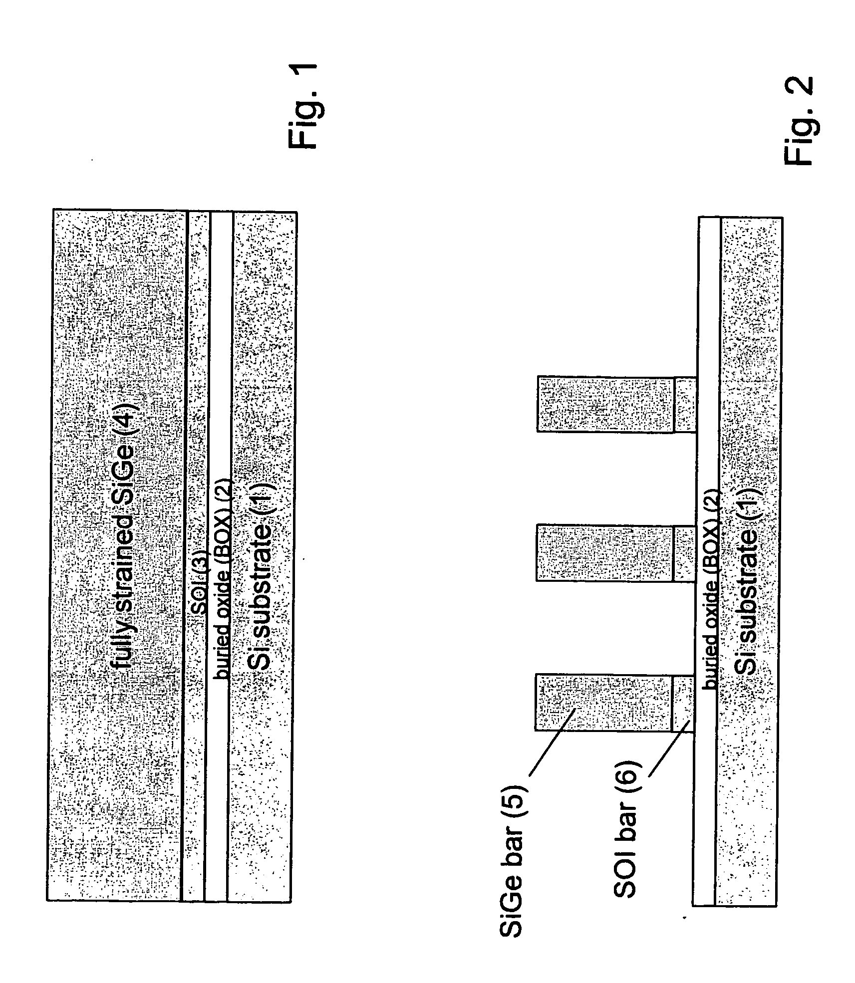 Strained-channel Fin field effect transistor (FET) with a uniform channel thickness and separate gates