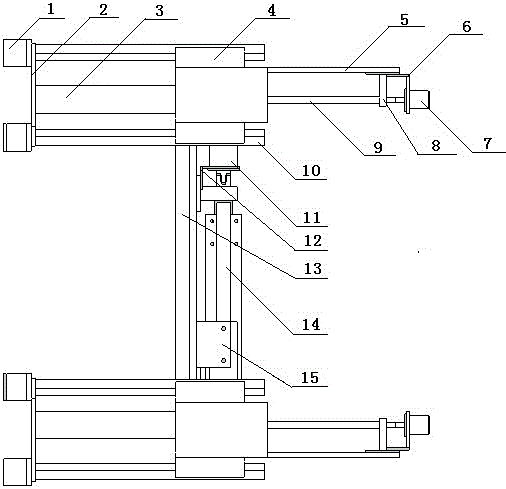 Offshore platform dry type pile leg inner wall crawling robot