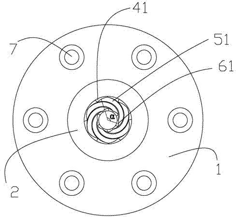 Vortex extrusion type large-plastic deformation device