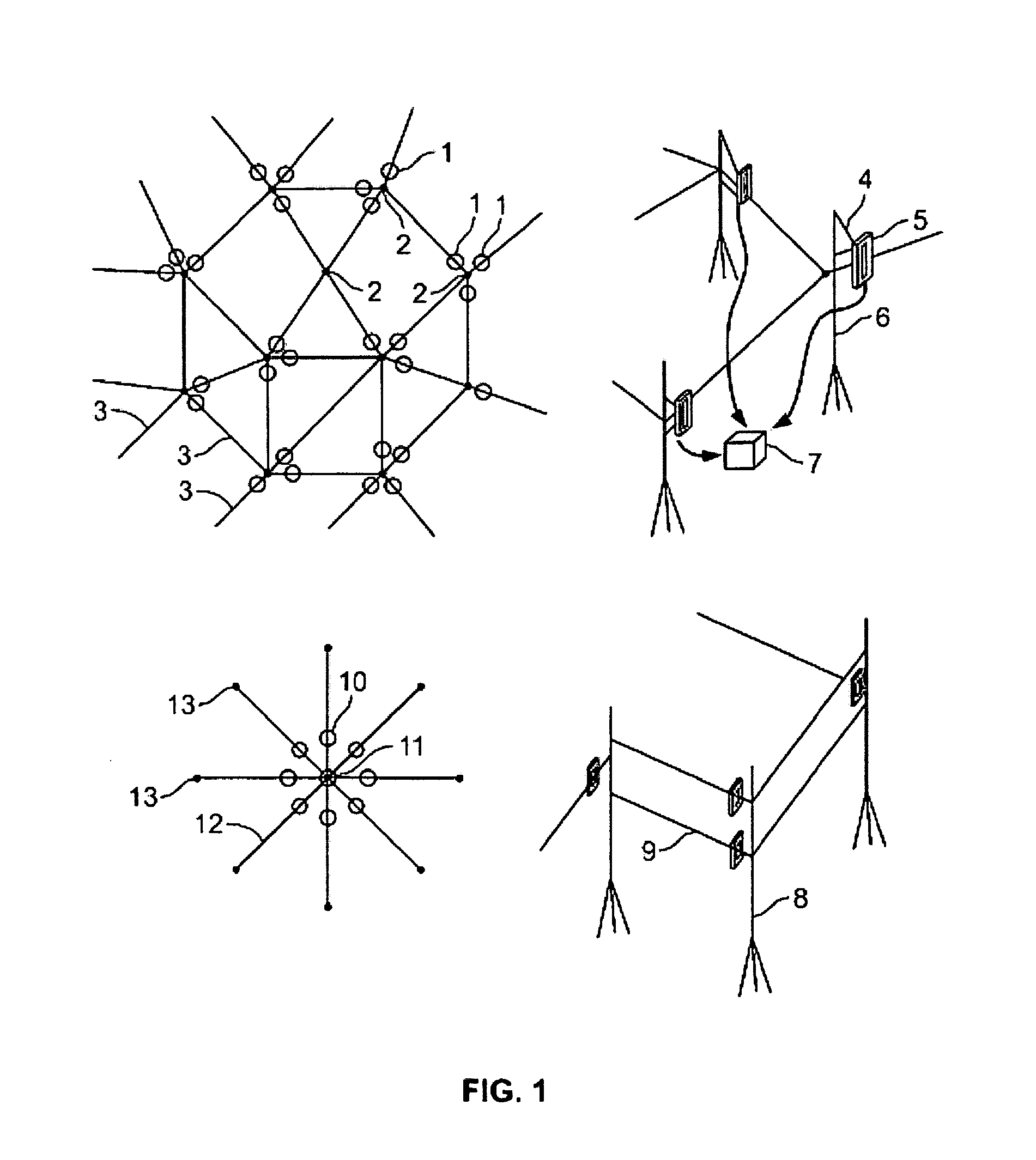 Distributed system of electrical generators utilizing wind driven natural motion of trees