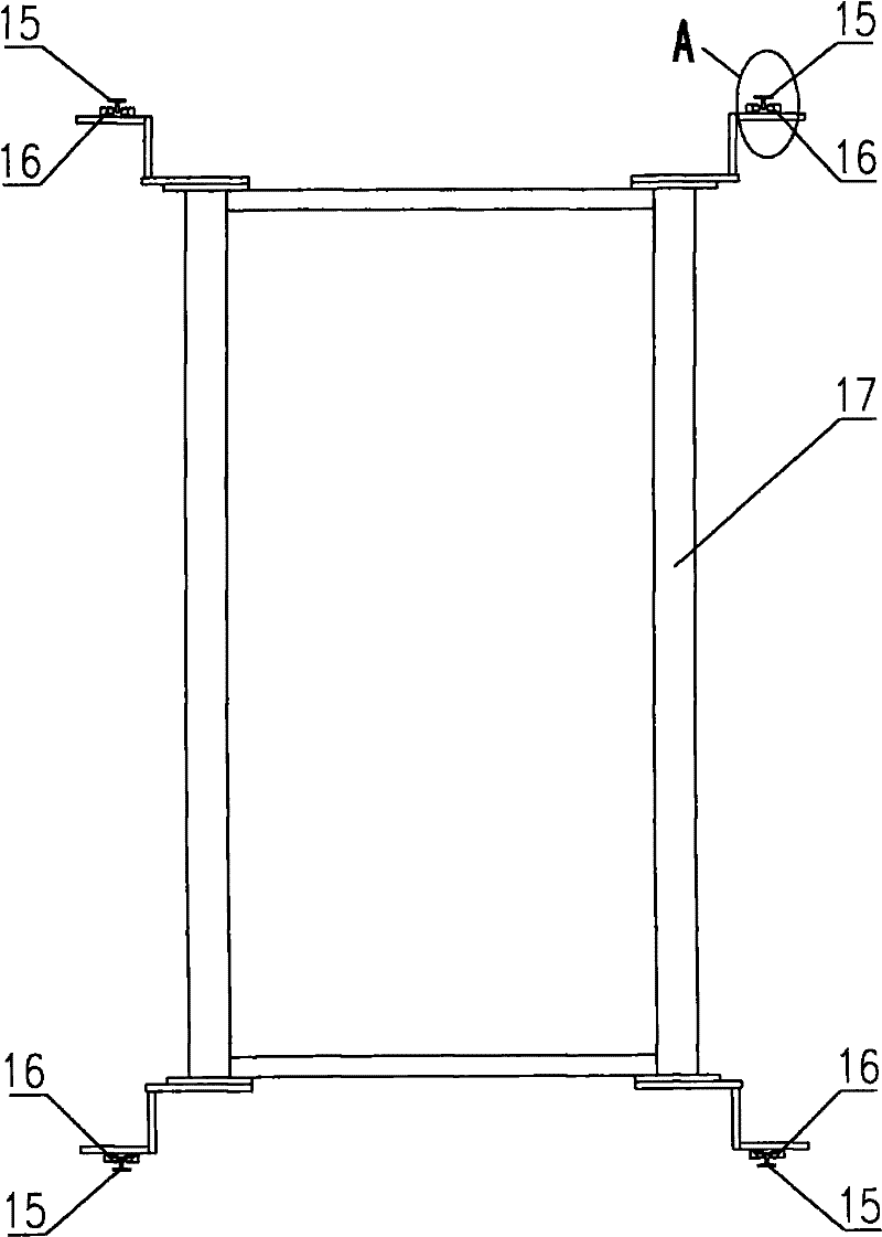 Anti-falling device for three-dimensional garage and three-dimensional garage adopting same