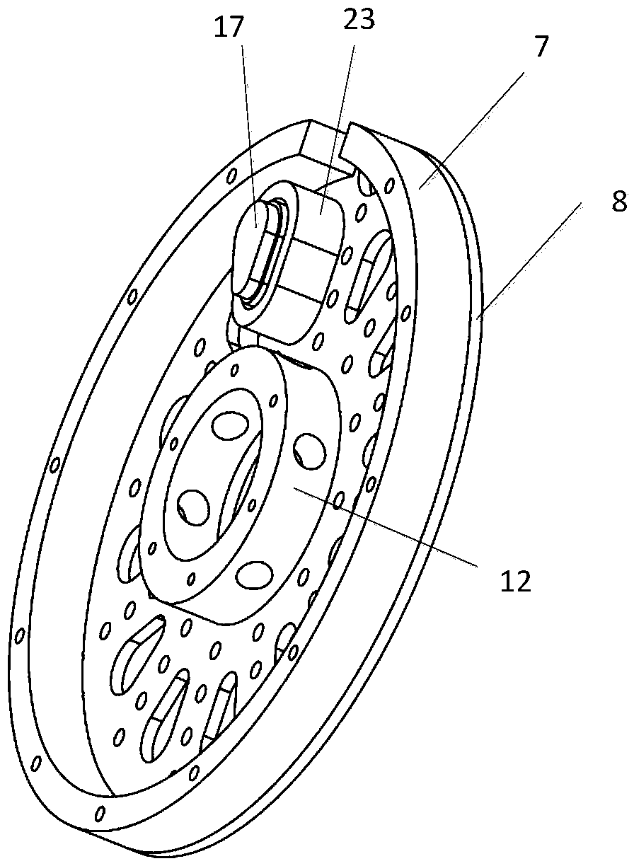 Yoke-free closed slot type multi-plate permanent magnet motor