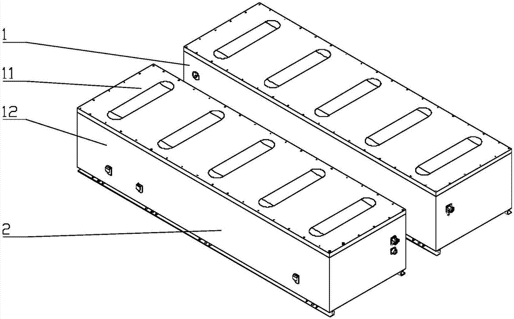 Lithium battery pack fixing structure