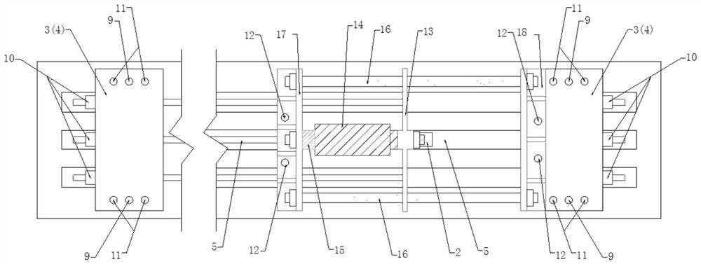 Prestressing Apparatus and Strengthening Method for Reinforcing Bar Near Surface of Reinforced Concrete Beam