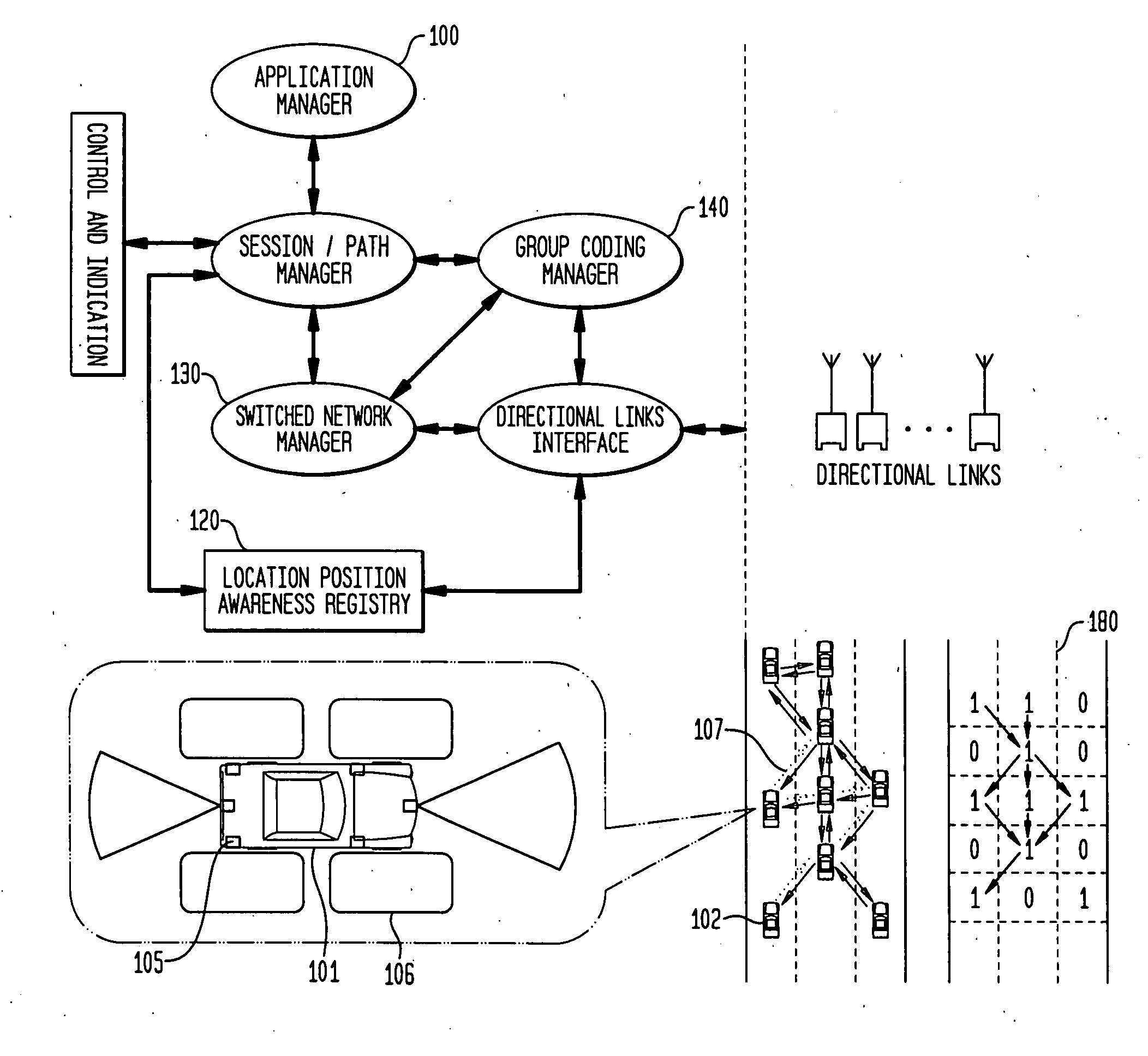 Systems and Methods for Multi-Beam Optic-Wireless Vehicle Communications