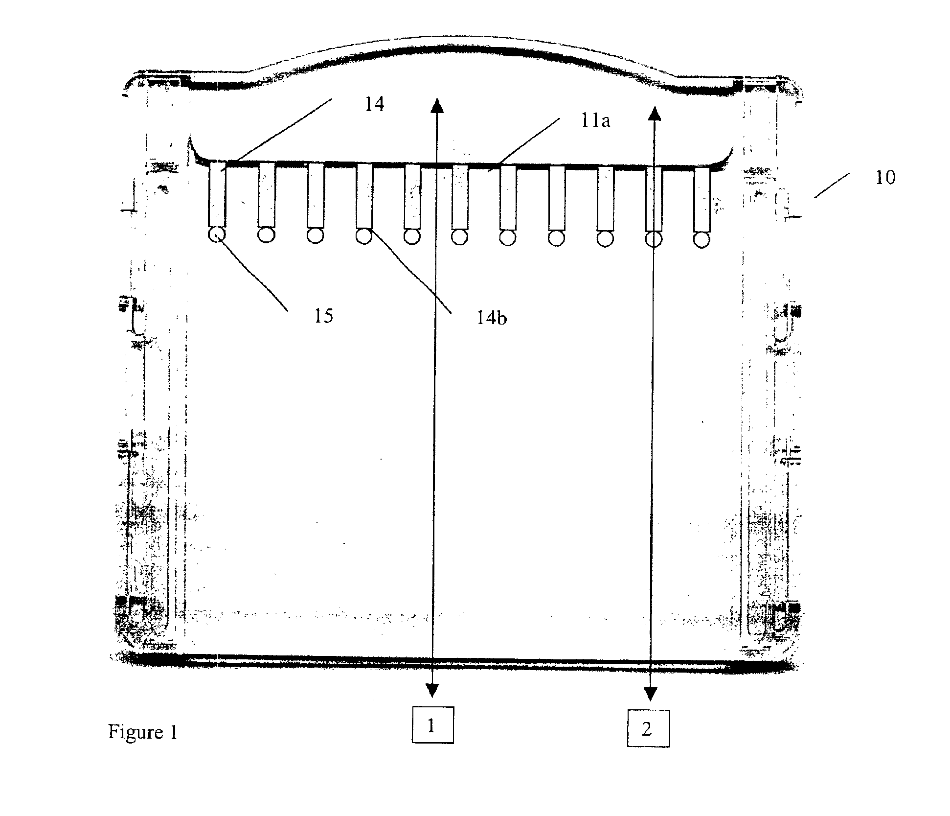 Cassette for electrophoretic gels