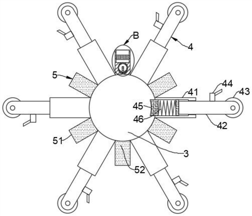 Urban underground pipeline repairing device