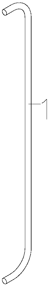 Grouting steel pipe connection device structure and connection method