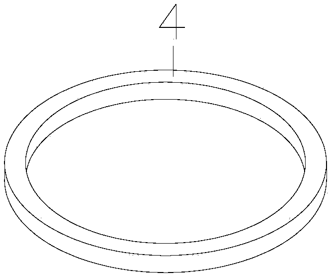 Grouting steel pipe connection device structure and connection method