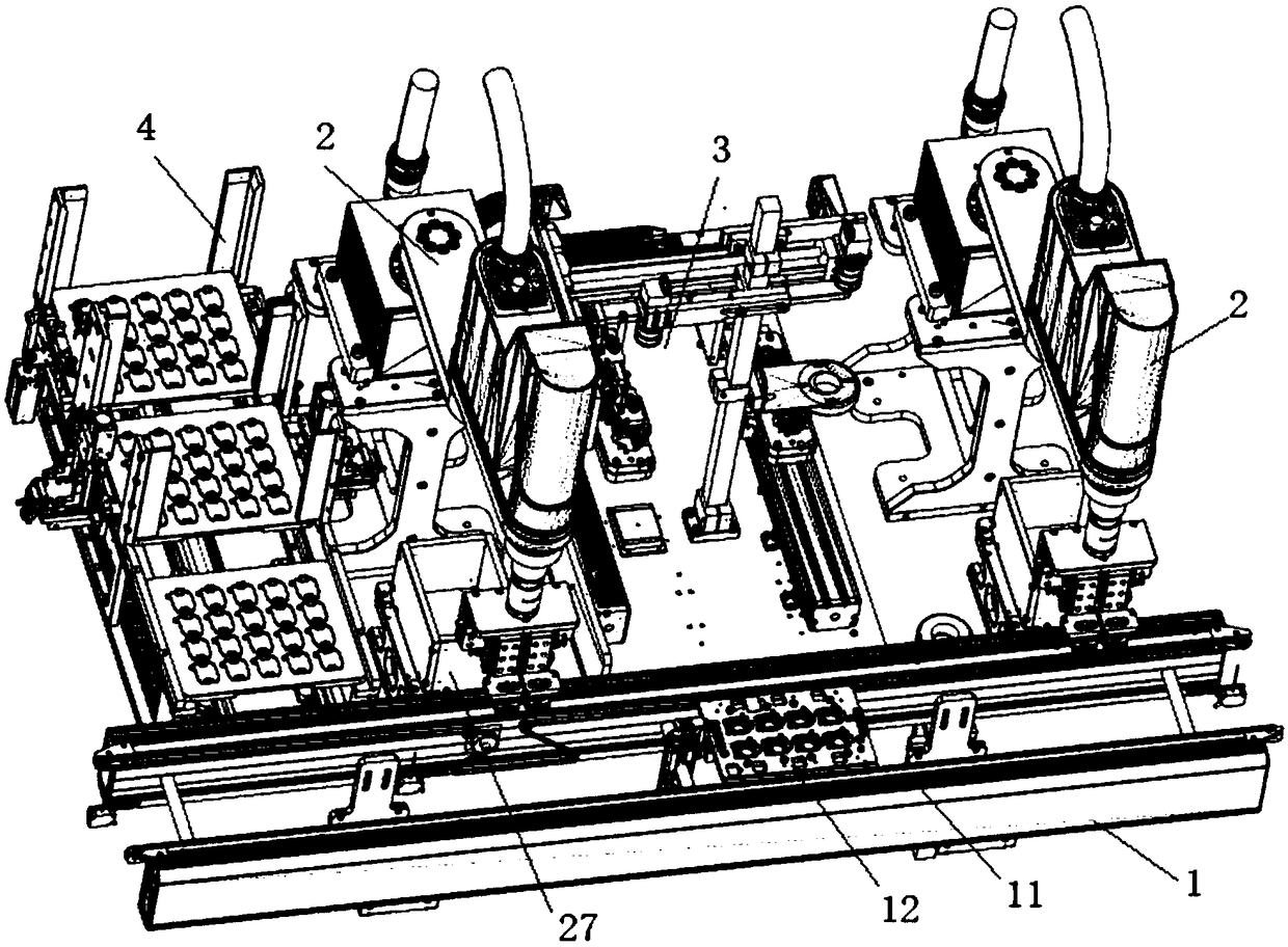 Automatic circulating feeding and material storing AOI detecting equipment