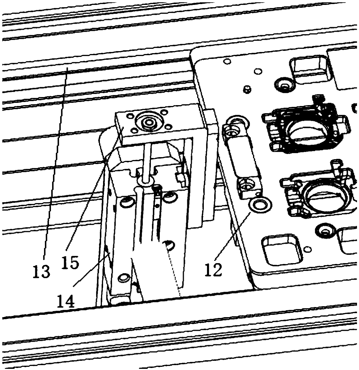 Automatic circulating feeding and material storing AOI detecting equipment