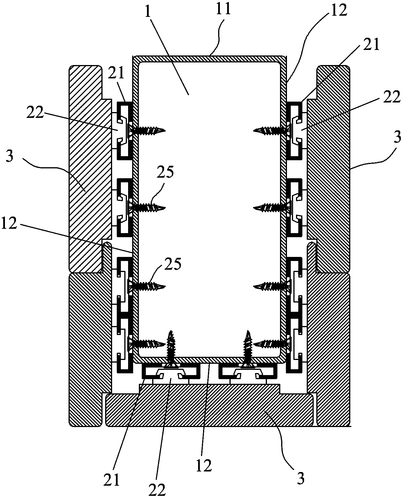 Special construction material for sunlight room and corresponding sunlight room