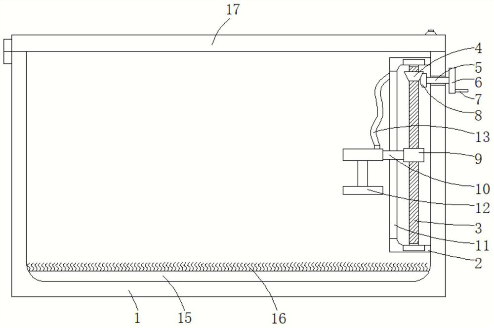 Oxygenation device for crab breeding