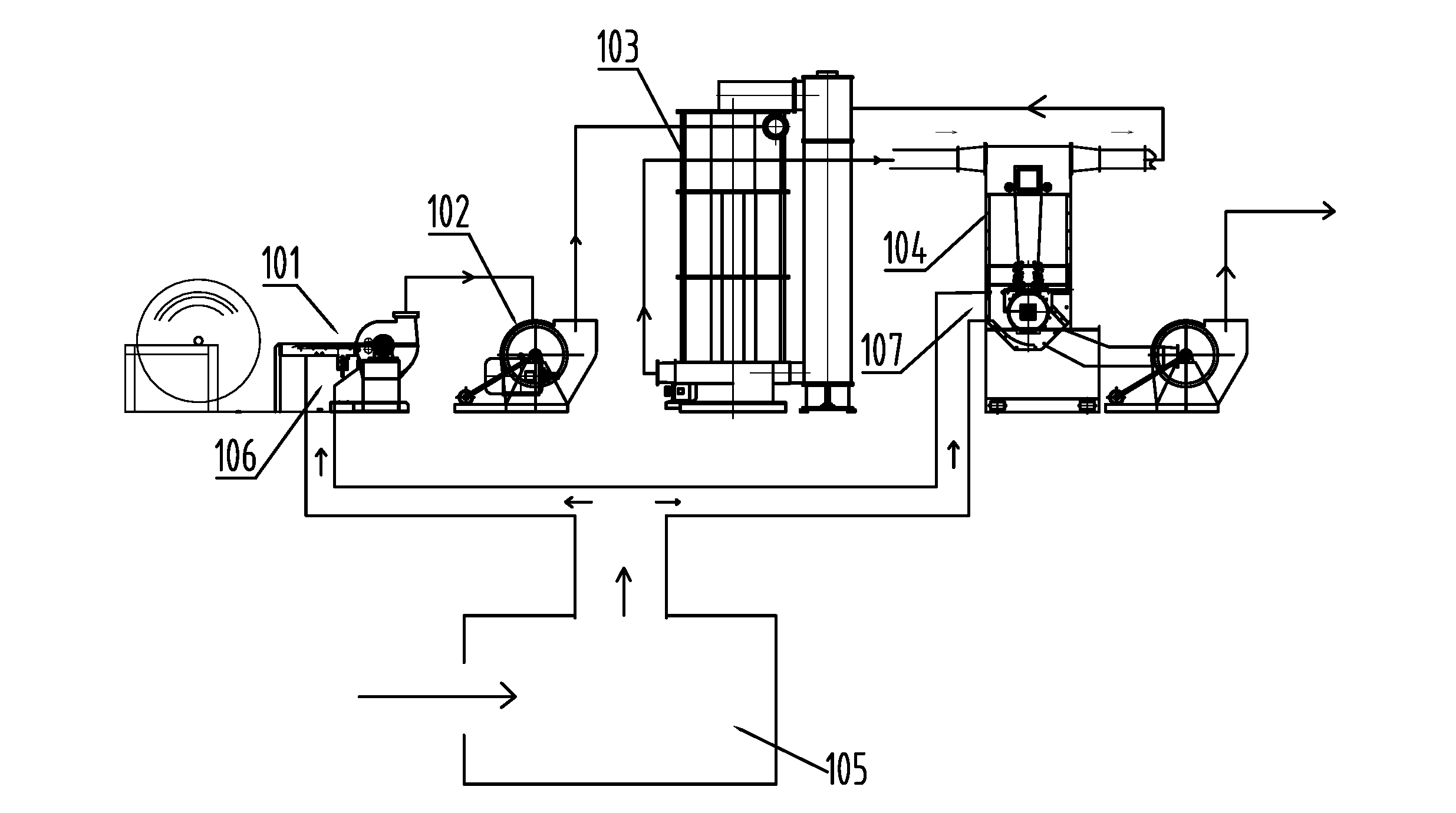 Apparatus for producing reconstituted tobacco sheet via dry paper-making method