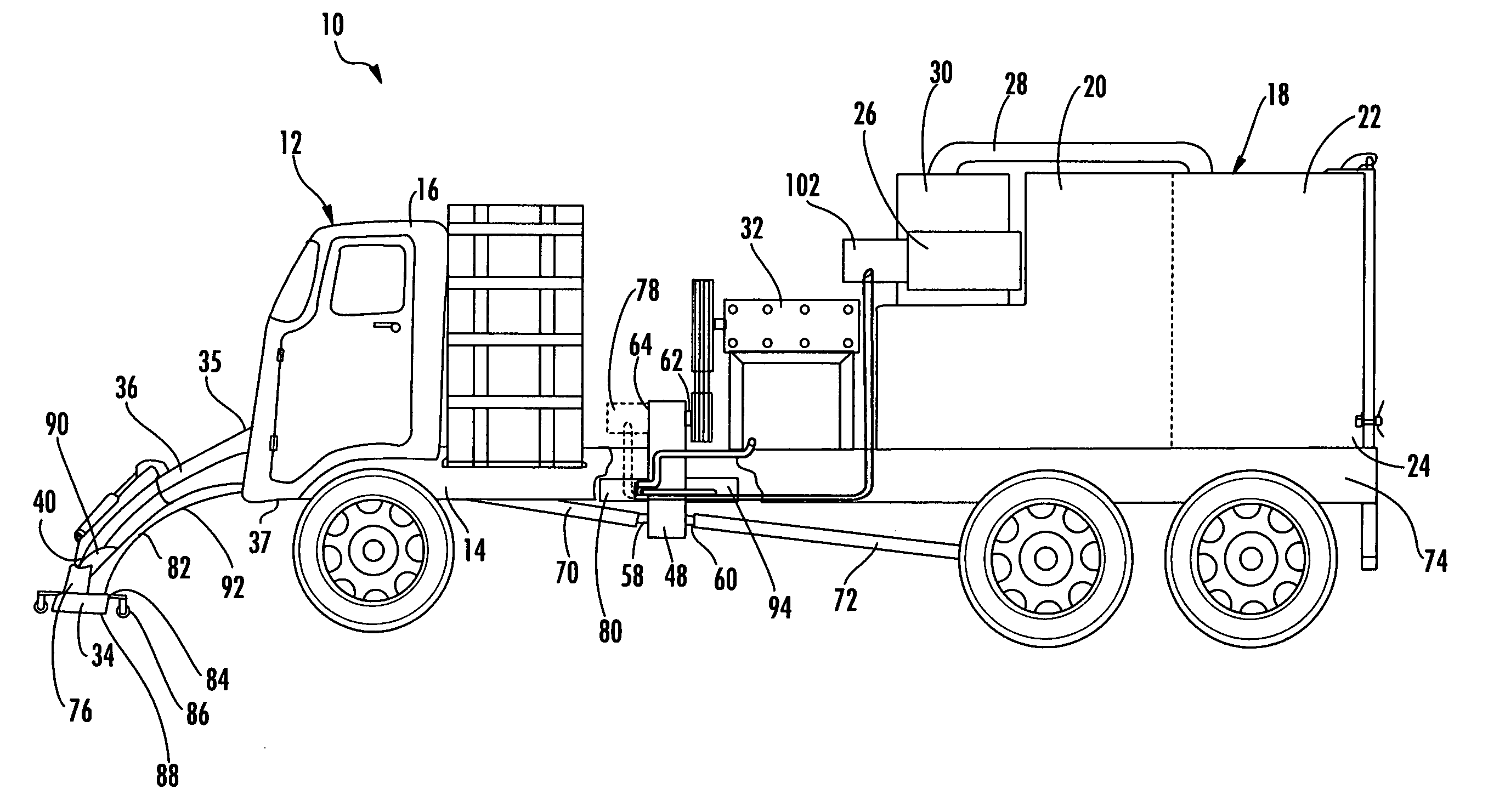 Mobile mark removal system