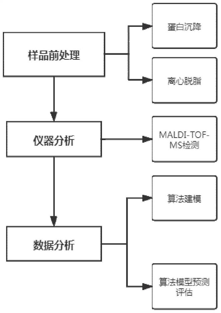 Analysis method and system for identifying heat treatment degree and doping of liquid milk