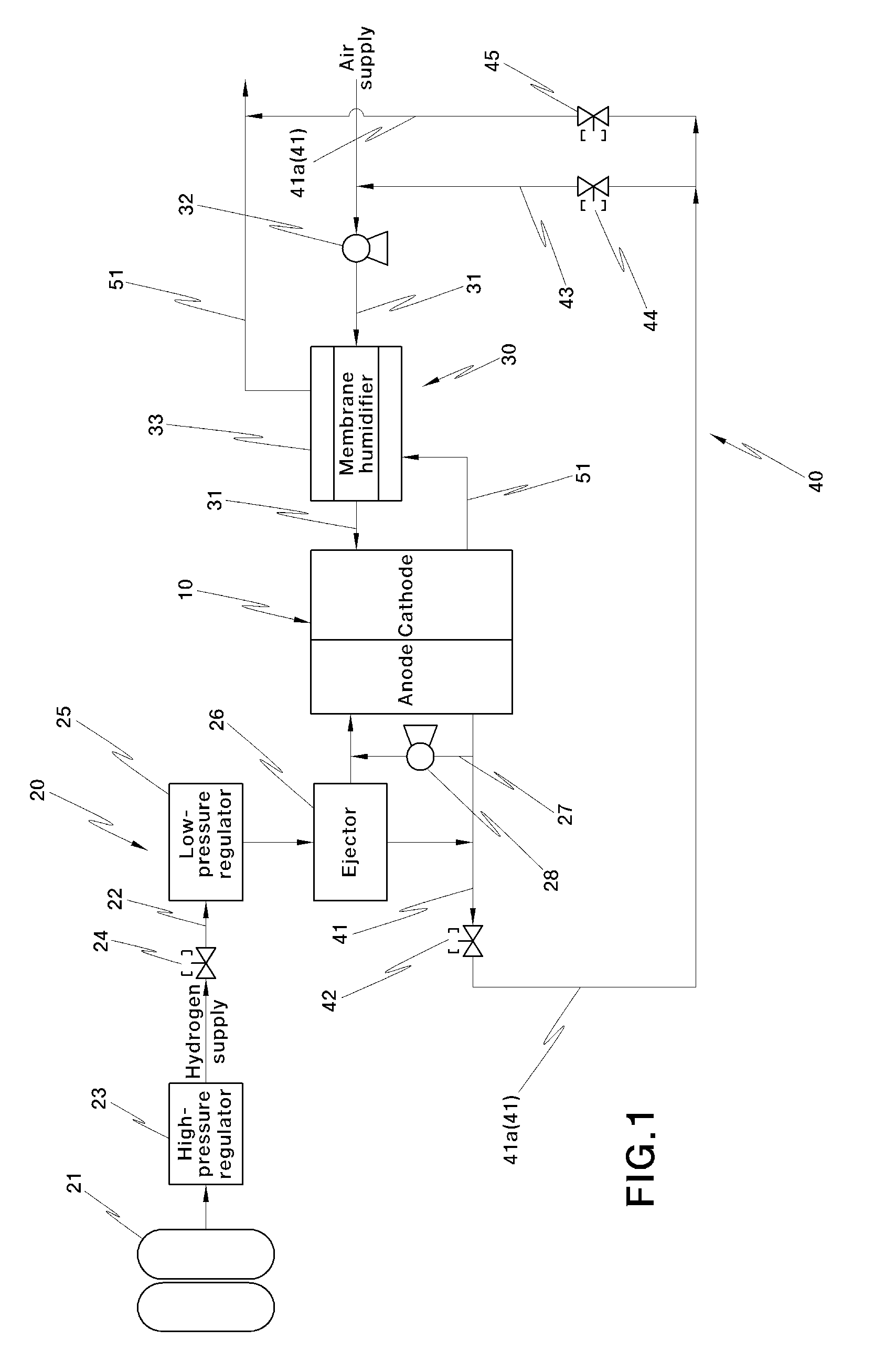 Hydrogen exhaust system for fuel cell vehicle