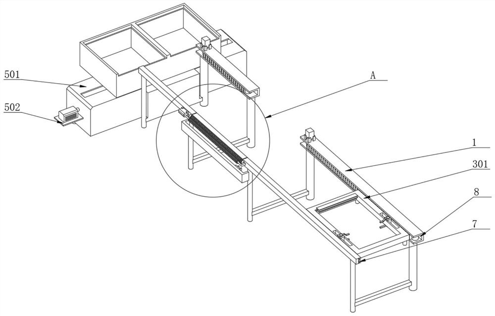 Automatic conveying equipment for display screen lighting test