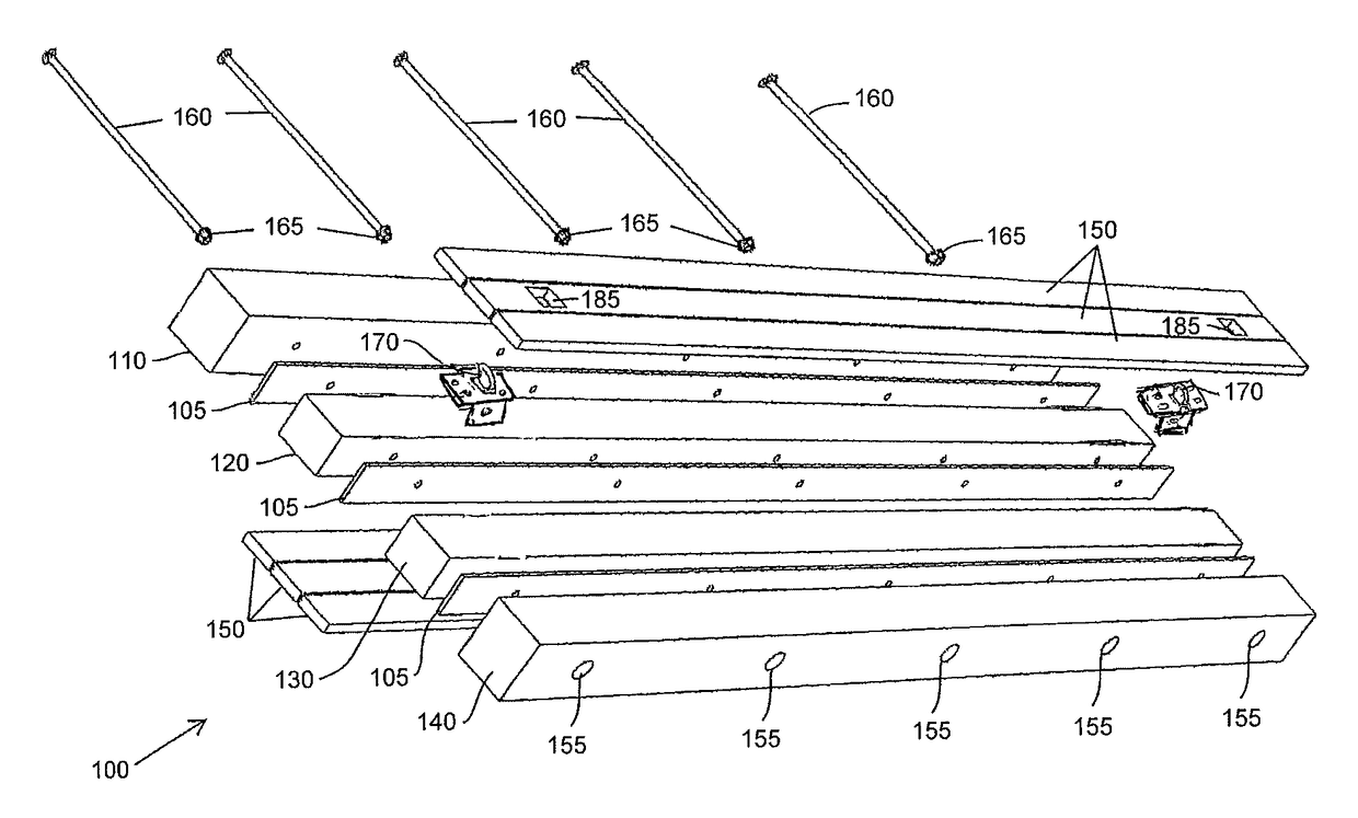 Lifting elements for crane mats