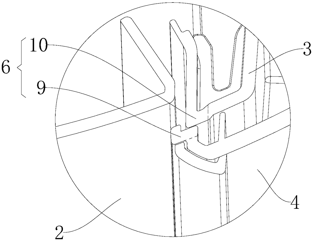 Condensation-prevention structure and air conditioner