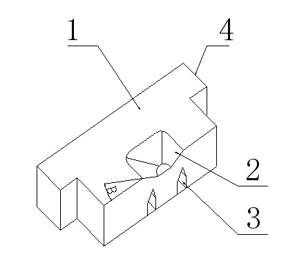 Integrated high-finish traceless injection molding die core and thermal treatment process thereof