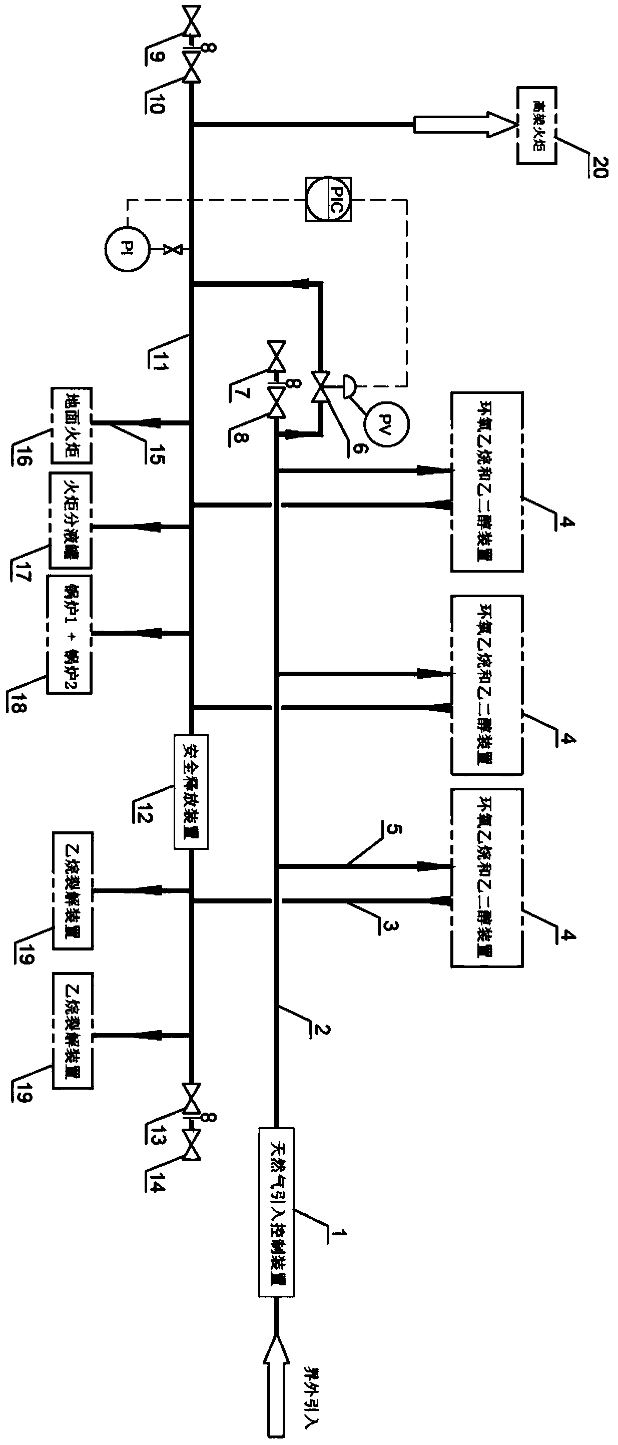 Treatment system for exhaust with high oxygen content and treatment method thereof