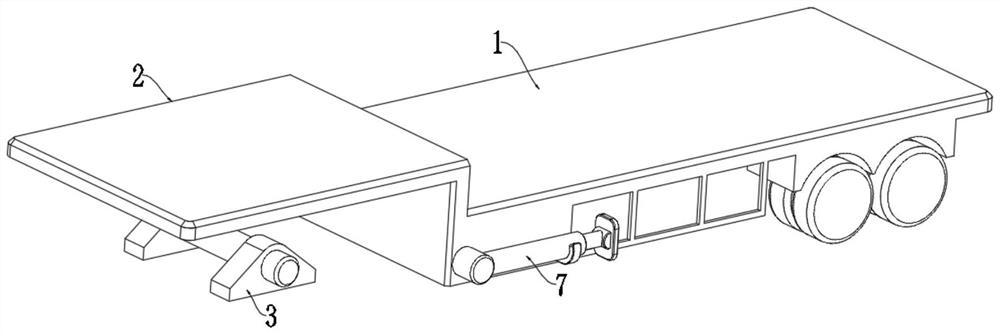 Self-unloading carriage applied to trailer