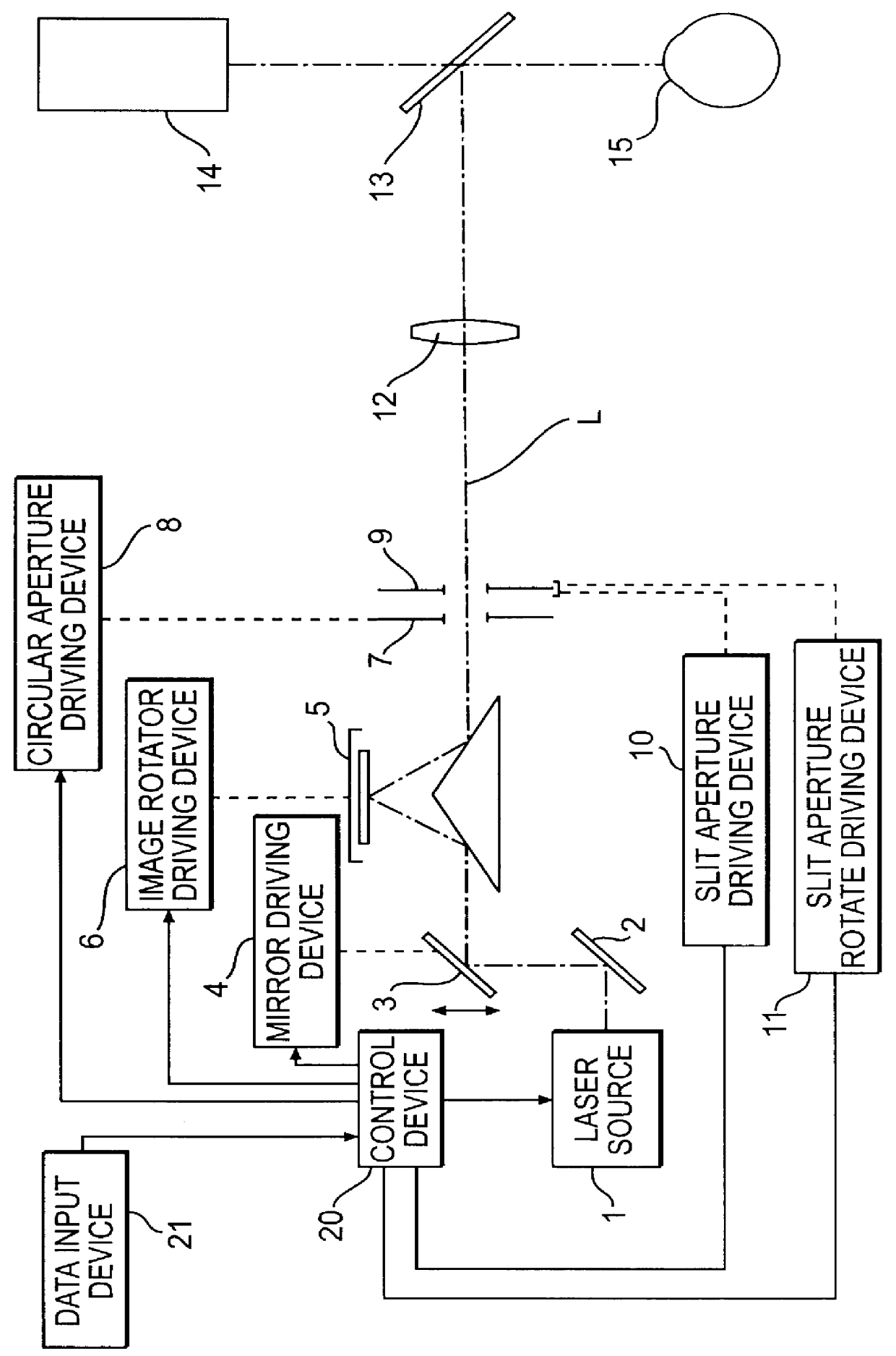 Apparatus for operation on a cornea