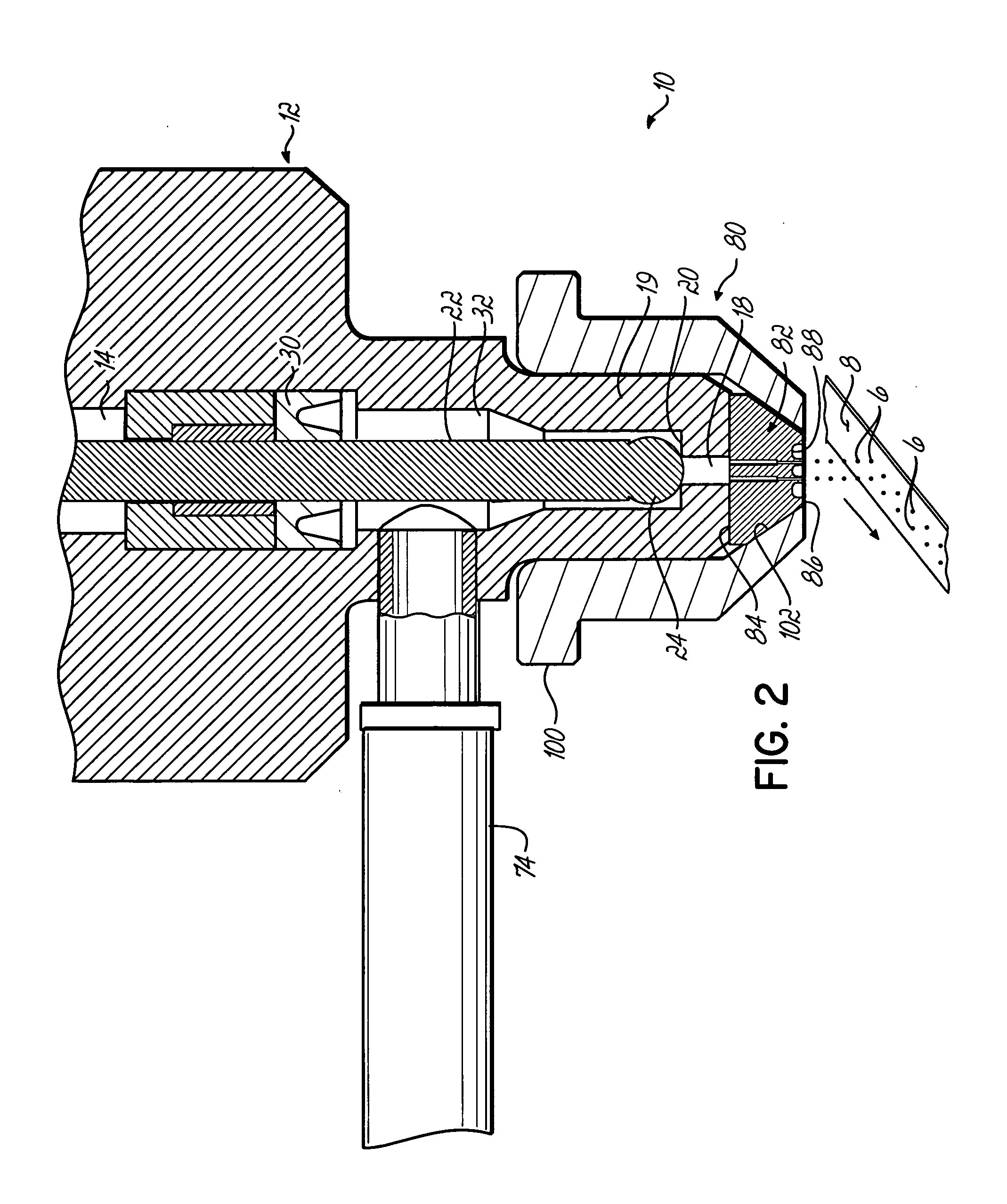 Jetting dispenser with multiple jetting nozzle outlets