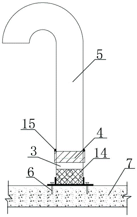 Planted roof waterproof heat preservation and exhaust system with exhaust devices and construction method