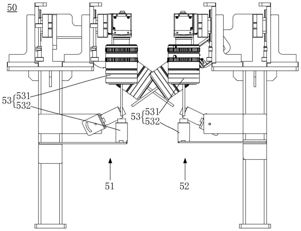 Pole piece processing device and lamination machine