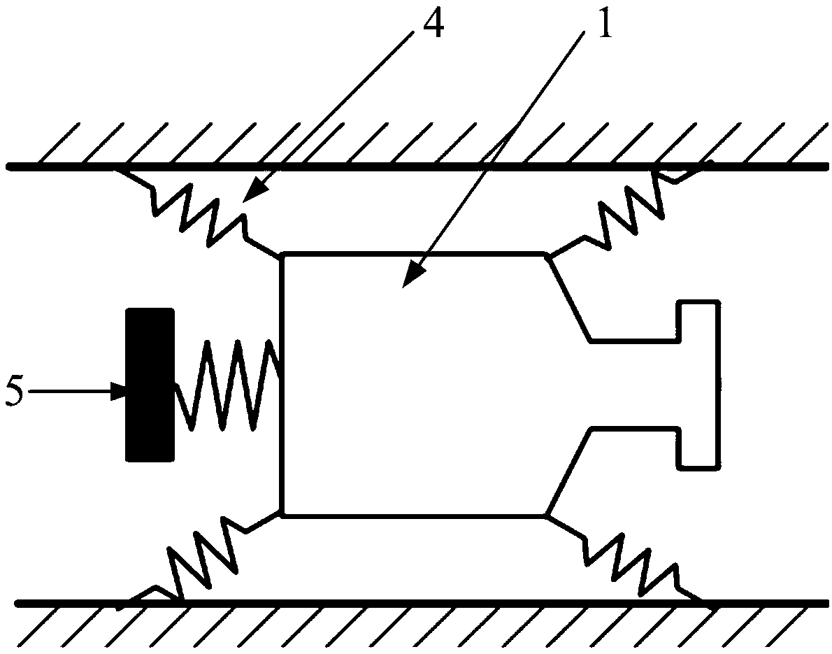 Flexible supporting system for suspension of refrigerating machine