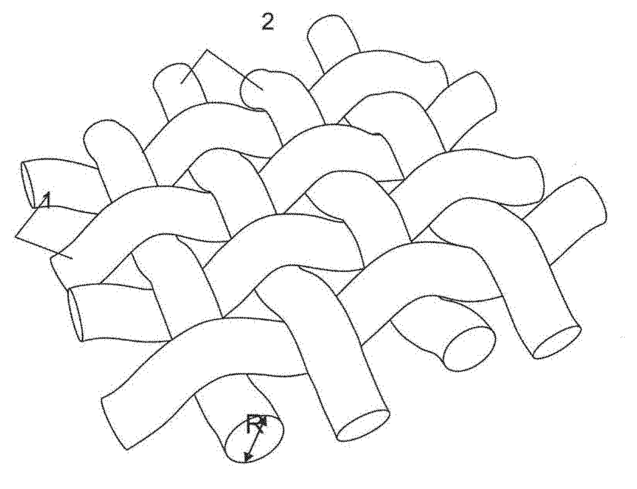 Computerized method, computer program product and system for simulating the behavior of a woven textile interwoven at thread level