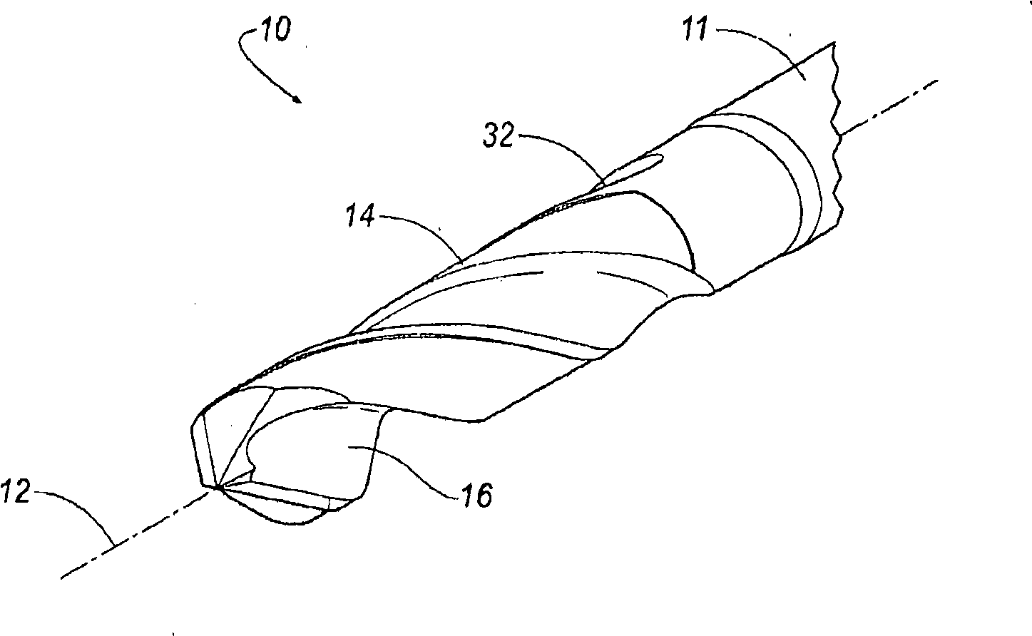 Drill for machining fiber reinforced composite material