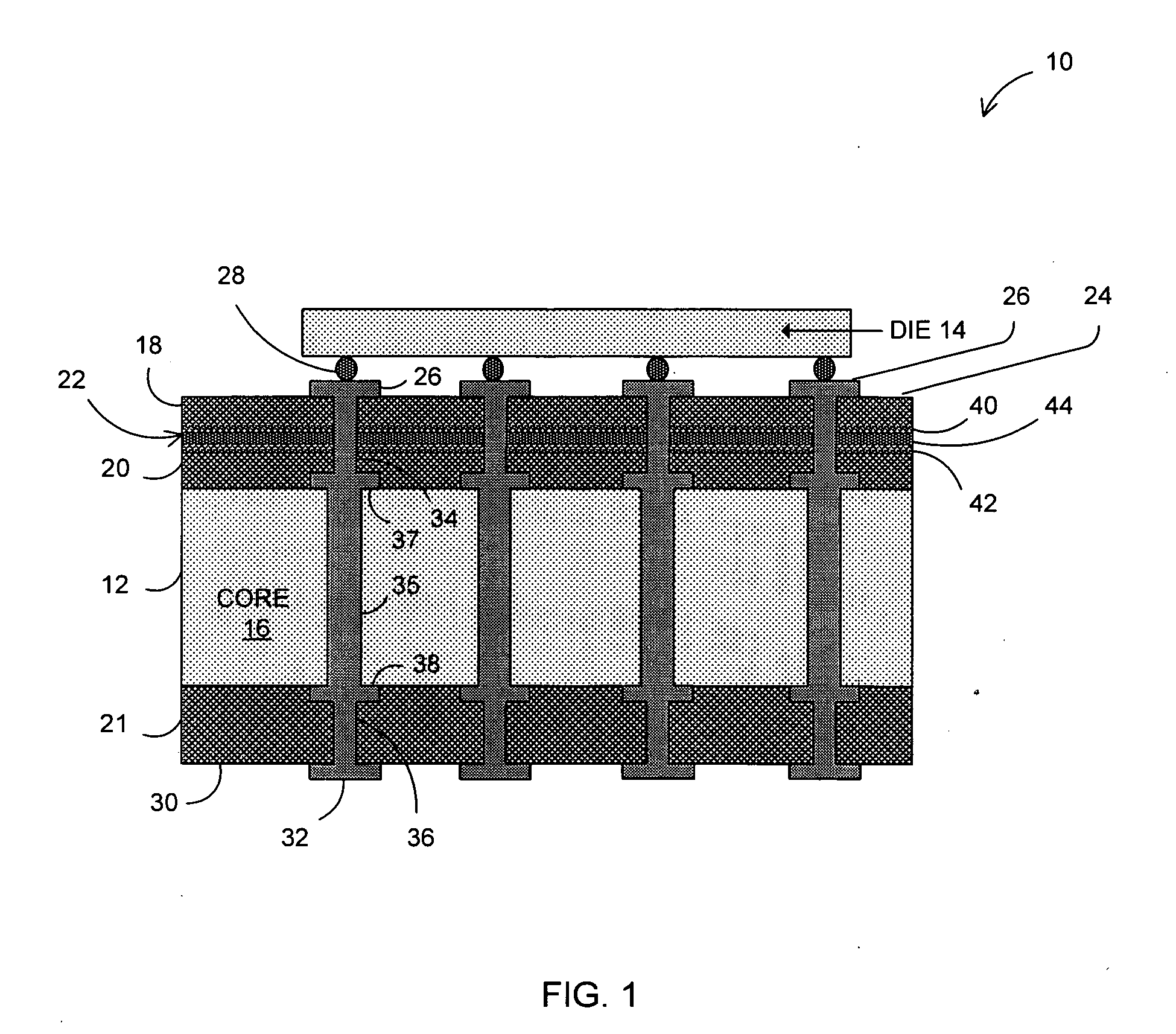 IC package with prefabricated film capacitor