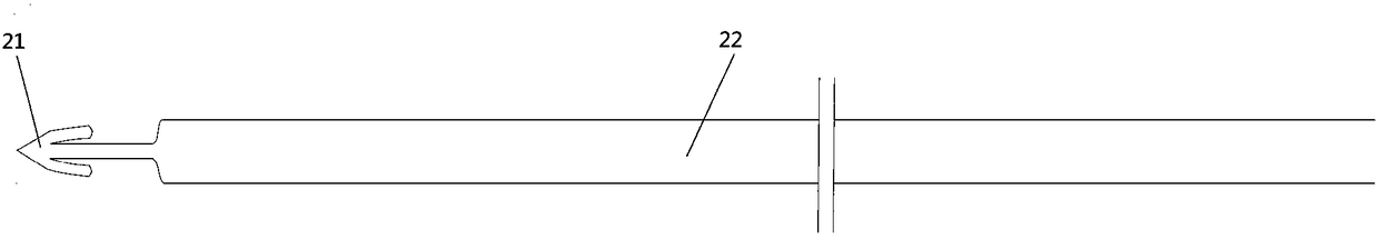 Endoscopic scalpel with retraction device