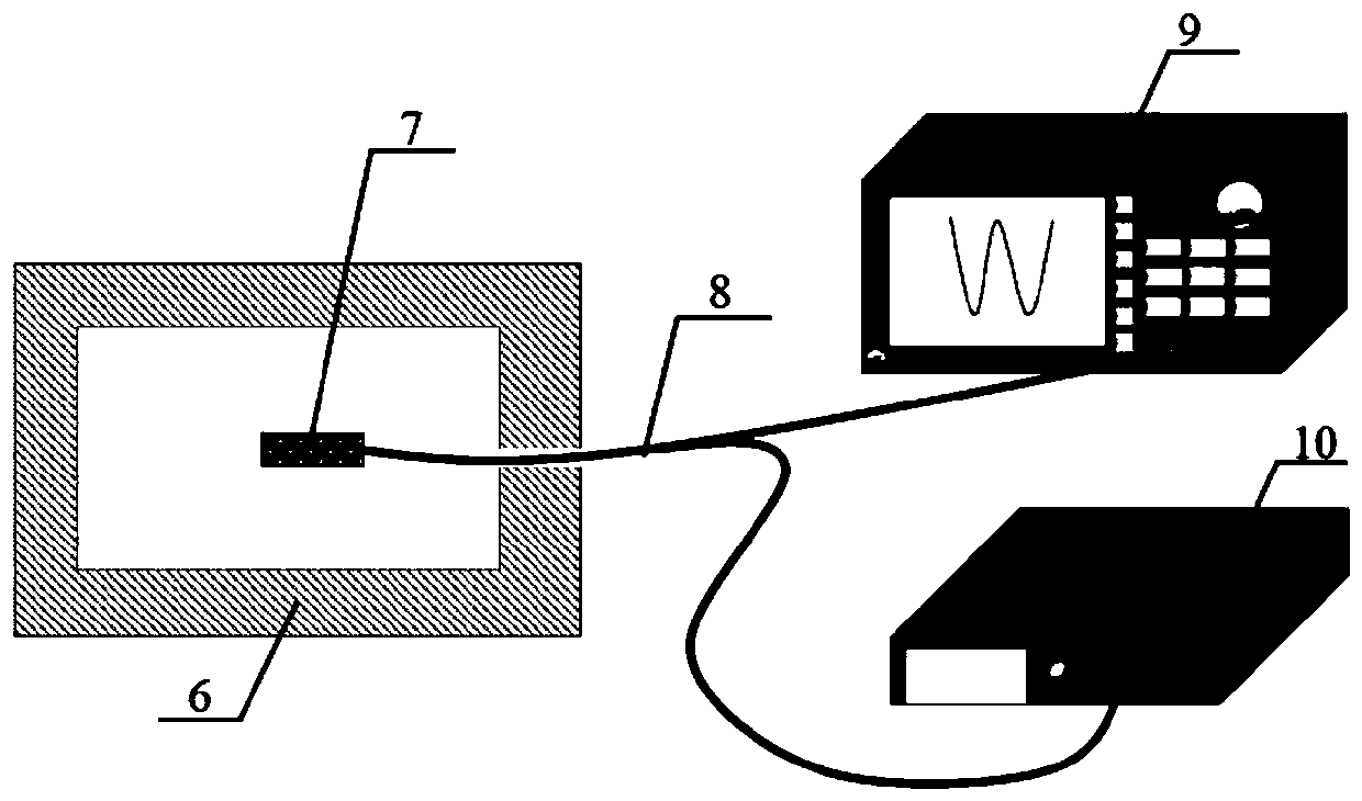 Sapphire fiber F-P high temperature sensor provided with inclination reflection surface as well as preparation method and temperature sensing system thereof