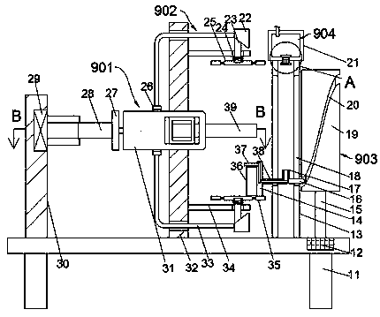 Pretreatment device for processing wood carving surface by adopting woodworking oilstone