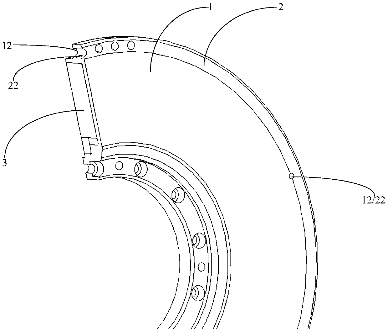 Rotor assembly of disc motor and disc motor