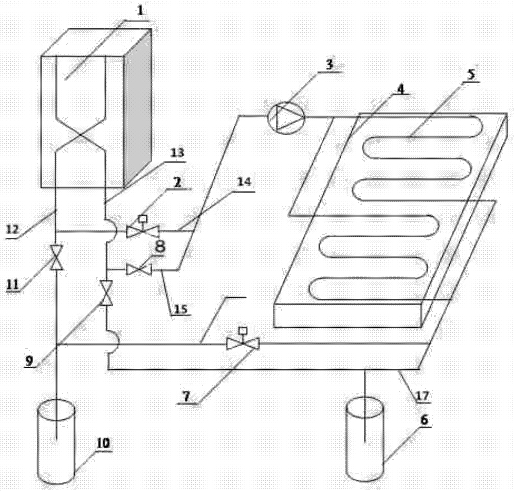 A kind of asphalt pavement solar energy absorption device